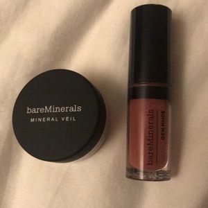 Bare minerals mineral veil and lipgloss